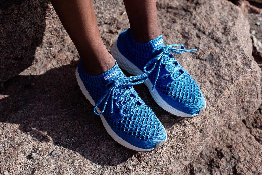 Nobull Knit Runner Knit Blue | 1084-IZLFH