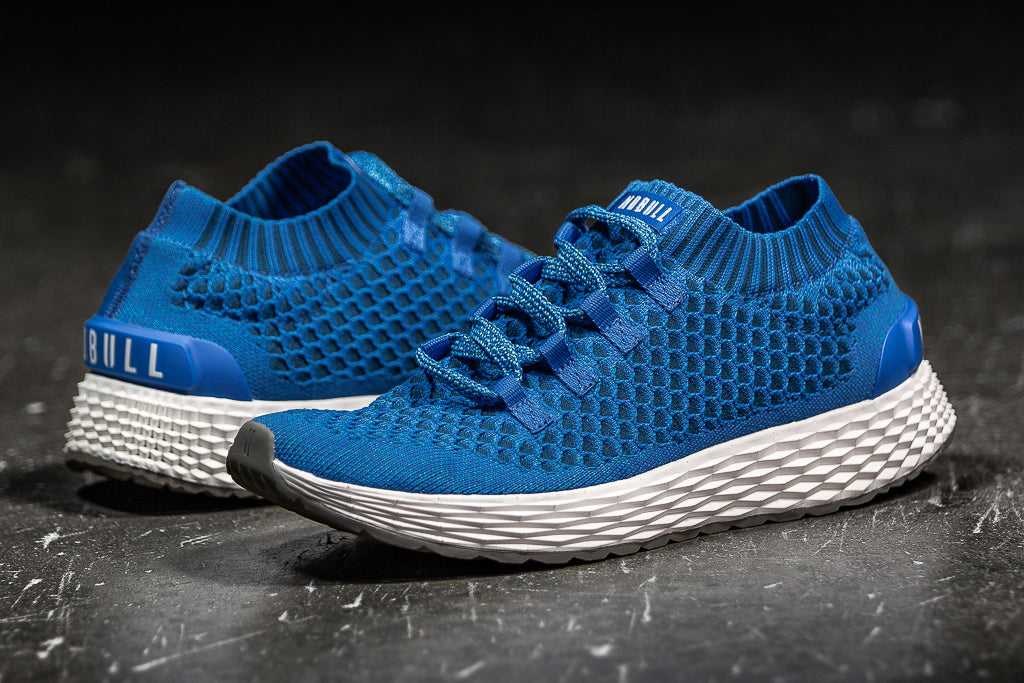 Nobull Knit Runner Knit Blue | 1084-IZLFH