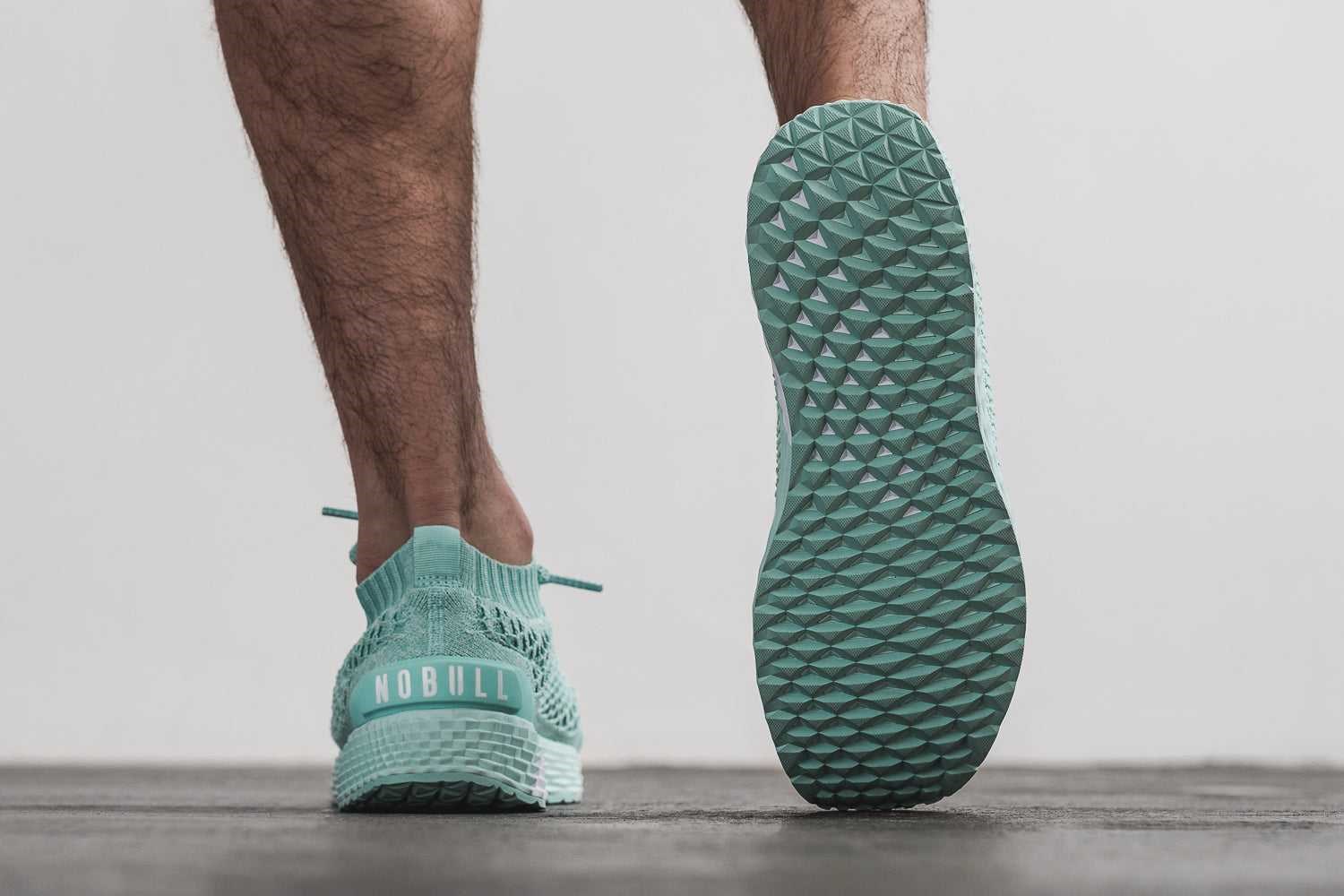 Nobull Knit Runner Knit Bright Aqua | 3518-FHYXC