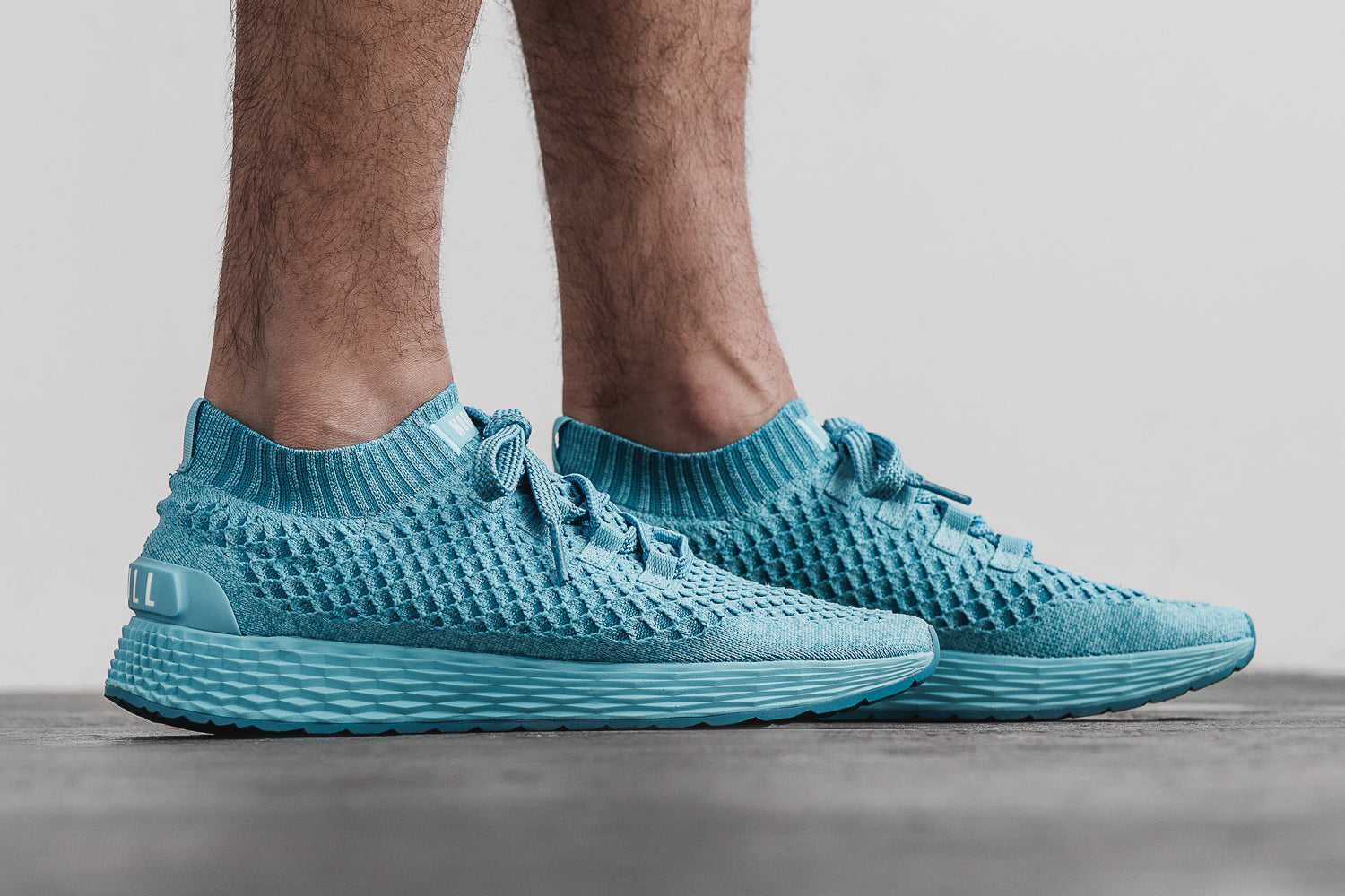 Nobull Knit Runner Knit Bright Blue | 6432-BXODW