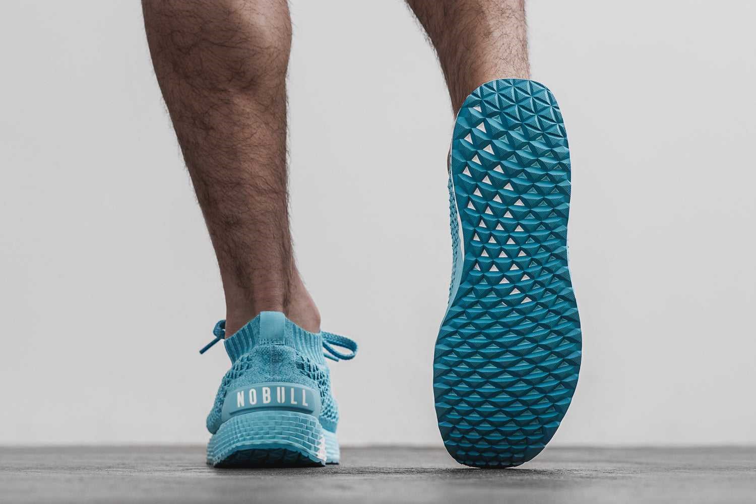 Nobull Knit Runner Knit Bright Blue | 6432-BXODW