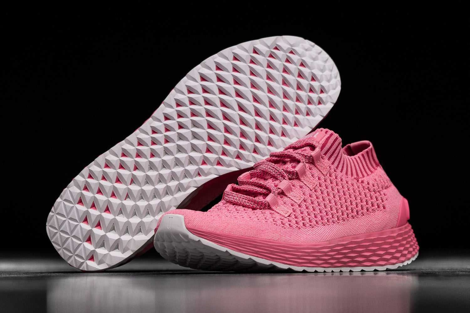 Nobull Knit Runner Knit Bright Pink | 2975-ULRJZ