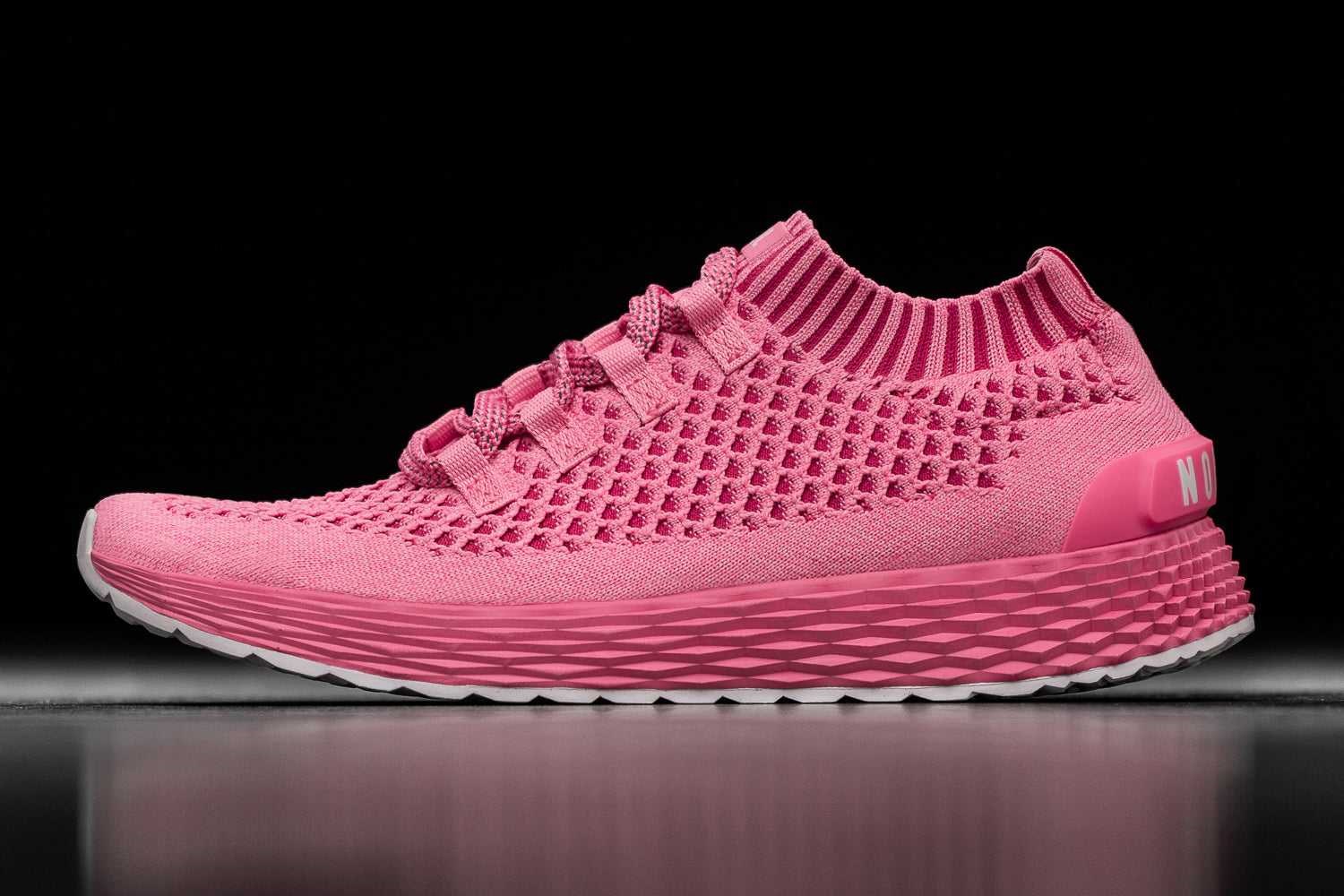 Nobull Knit Runner Knit Bright Pink | 2975-ULRJZ