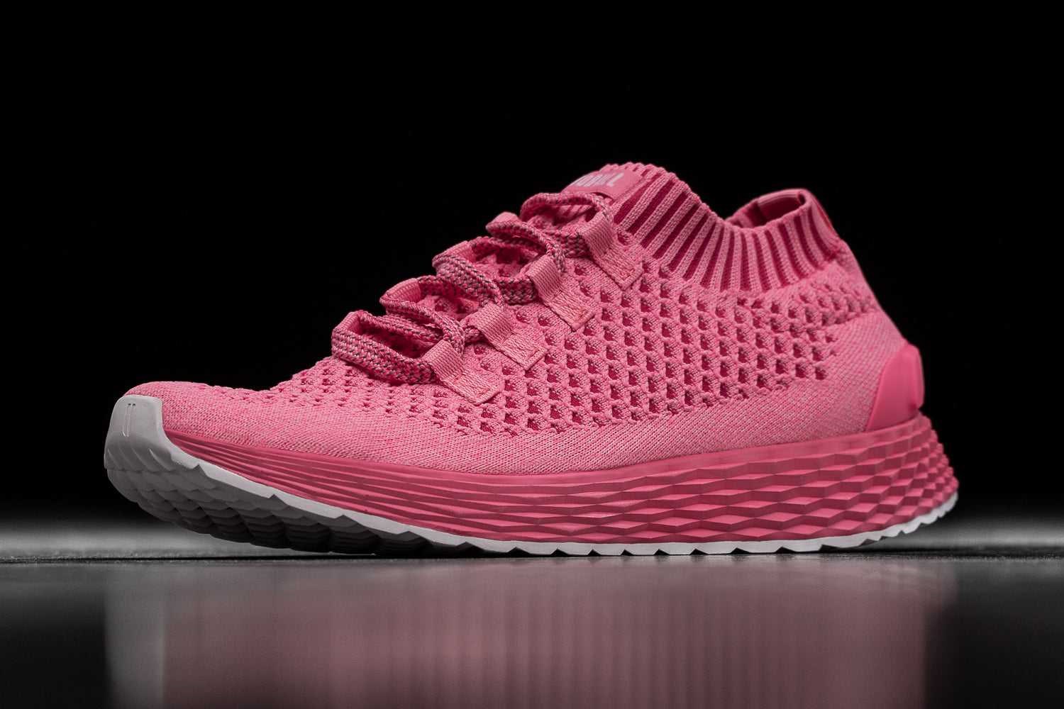 Nobull Knit Runner Knit Bright Pink | 7236-LNGMB