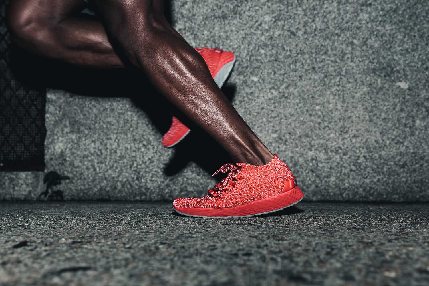 Nobull Knit Runner Knit Bright Red Reflective | 5314-CFWDQ