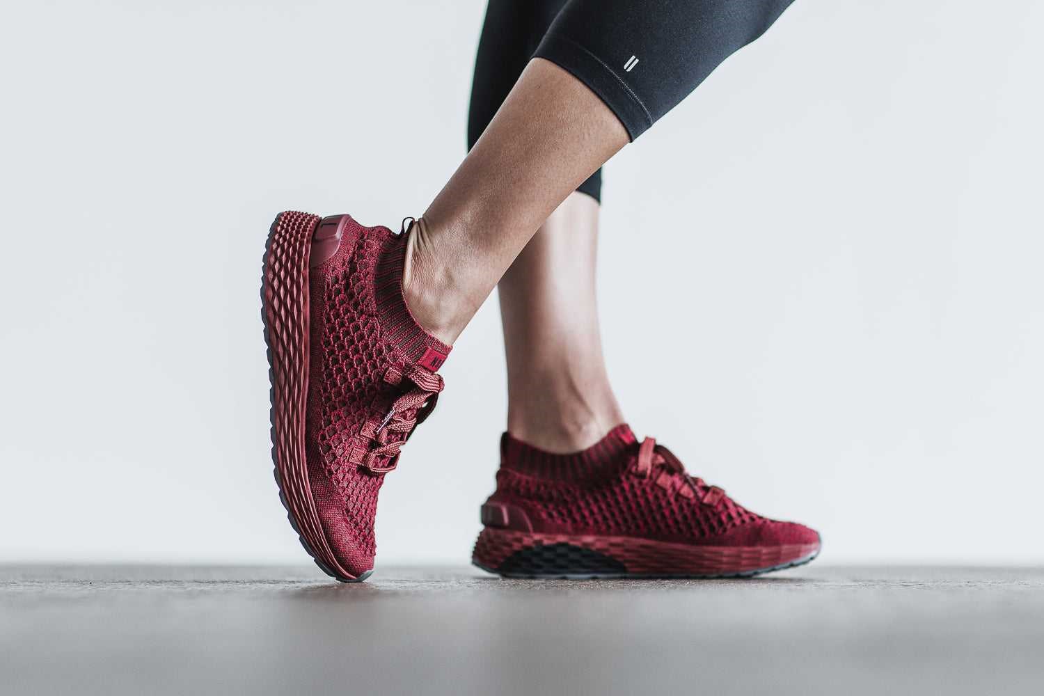 Nobull Knit Runner Knit Crimson Red | 6213-QXVKZ