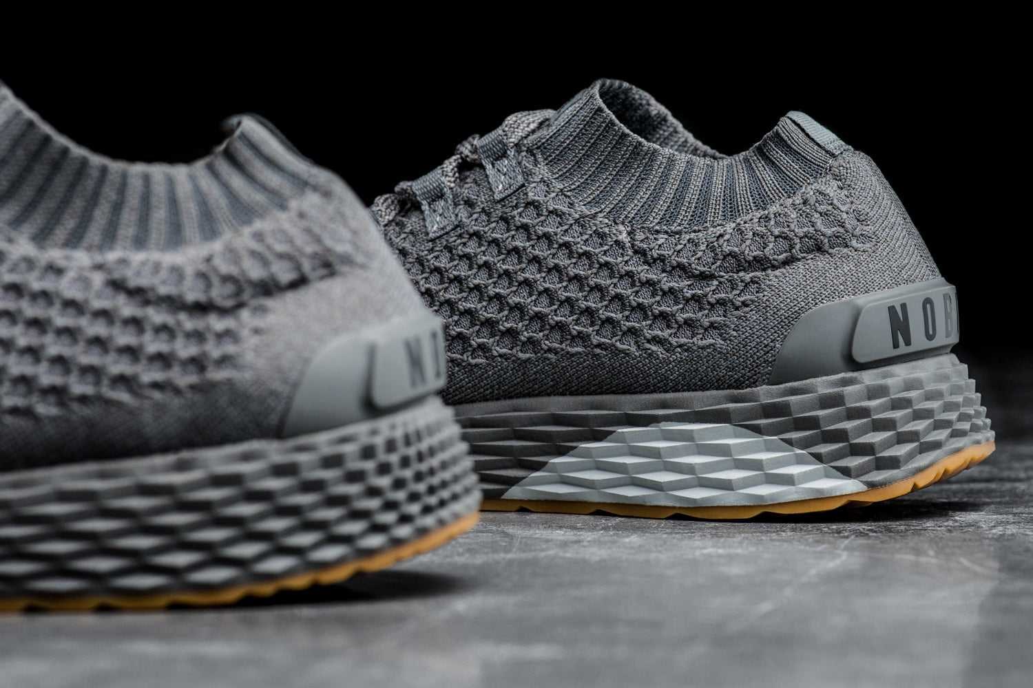 Nobull Knit Runner Knit Dark Grey | 6874-EZMGO