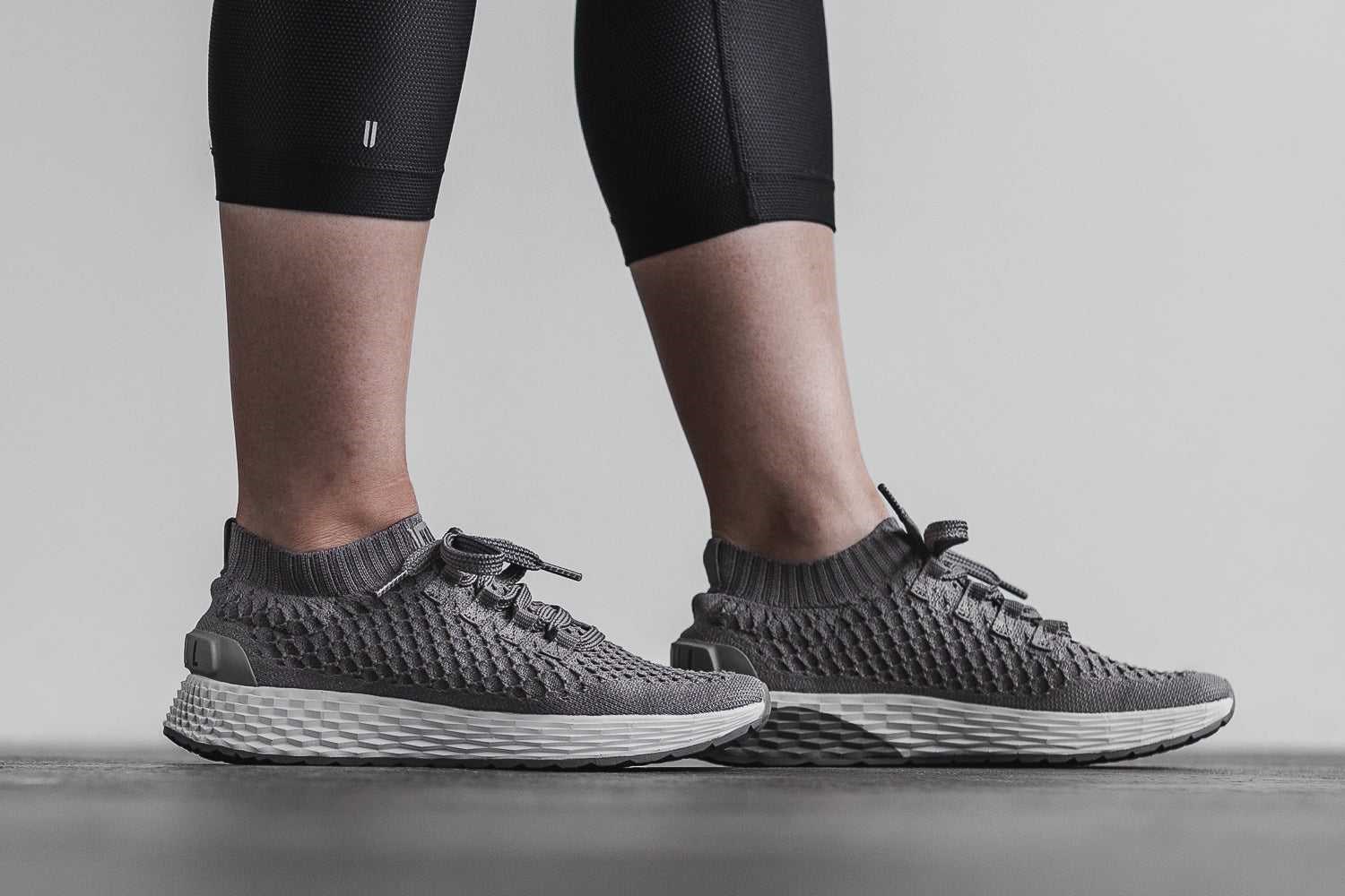 Nobull Knit Runner Knit Dark Grey Arctic Reflective | 1835-XWMJC