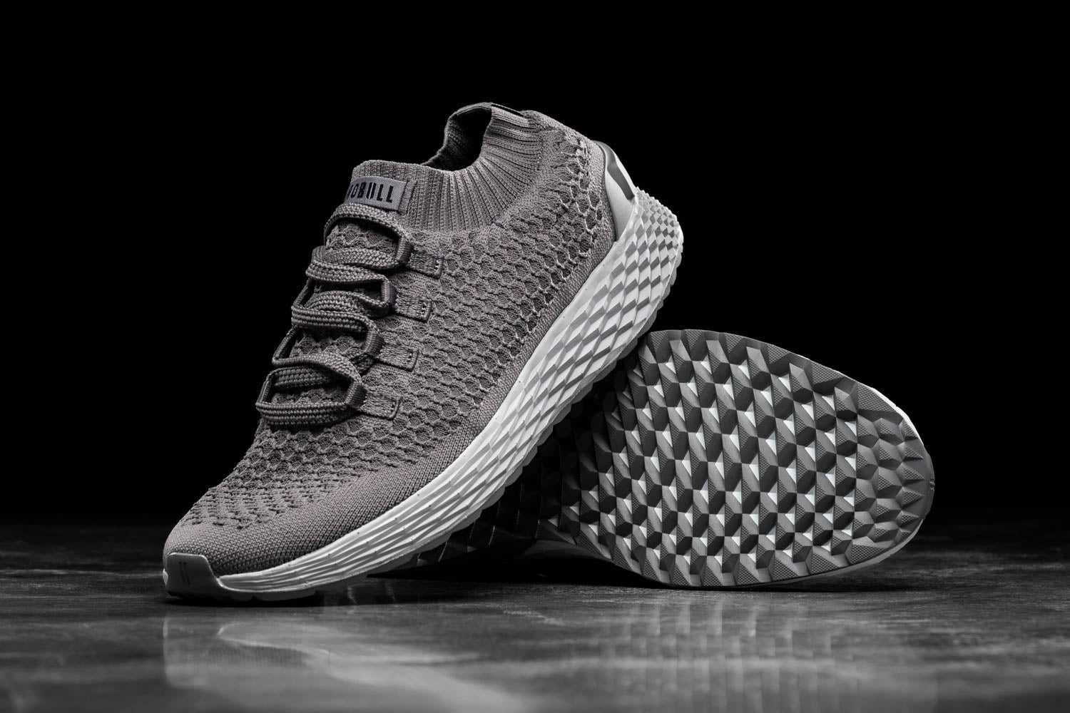 Nobull Knit Runner Knit Dark Grey Arctic Reflective | 1835-XWMJC