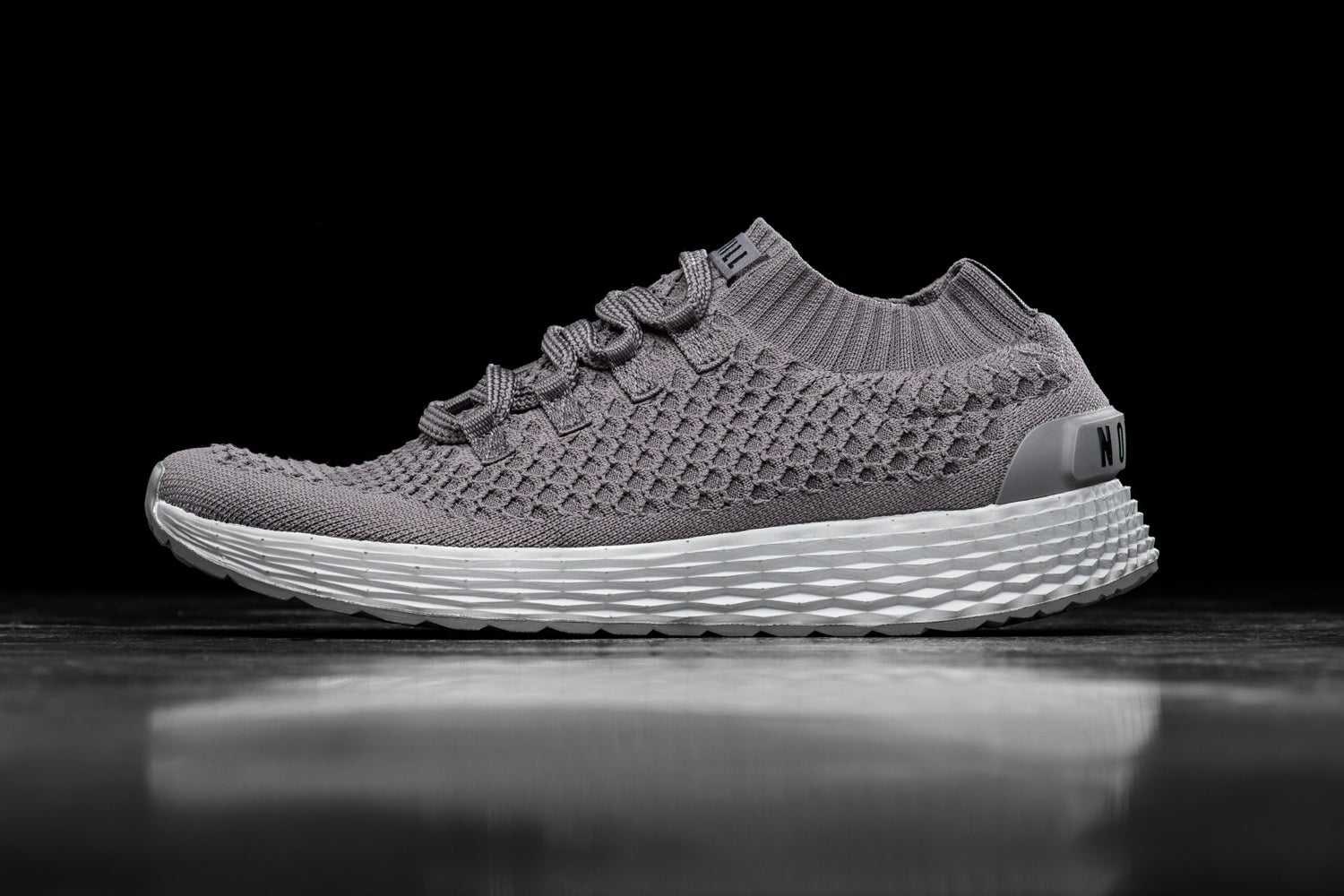 Nobull Knit Runner Knit Dark Grey Arctic Reflective | 1835-XWMJC