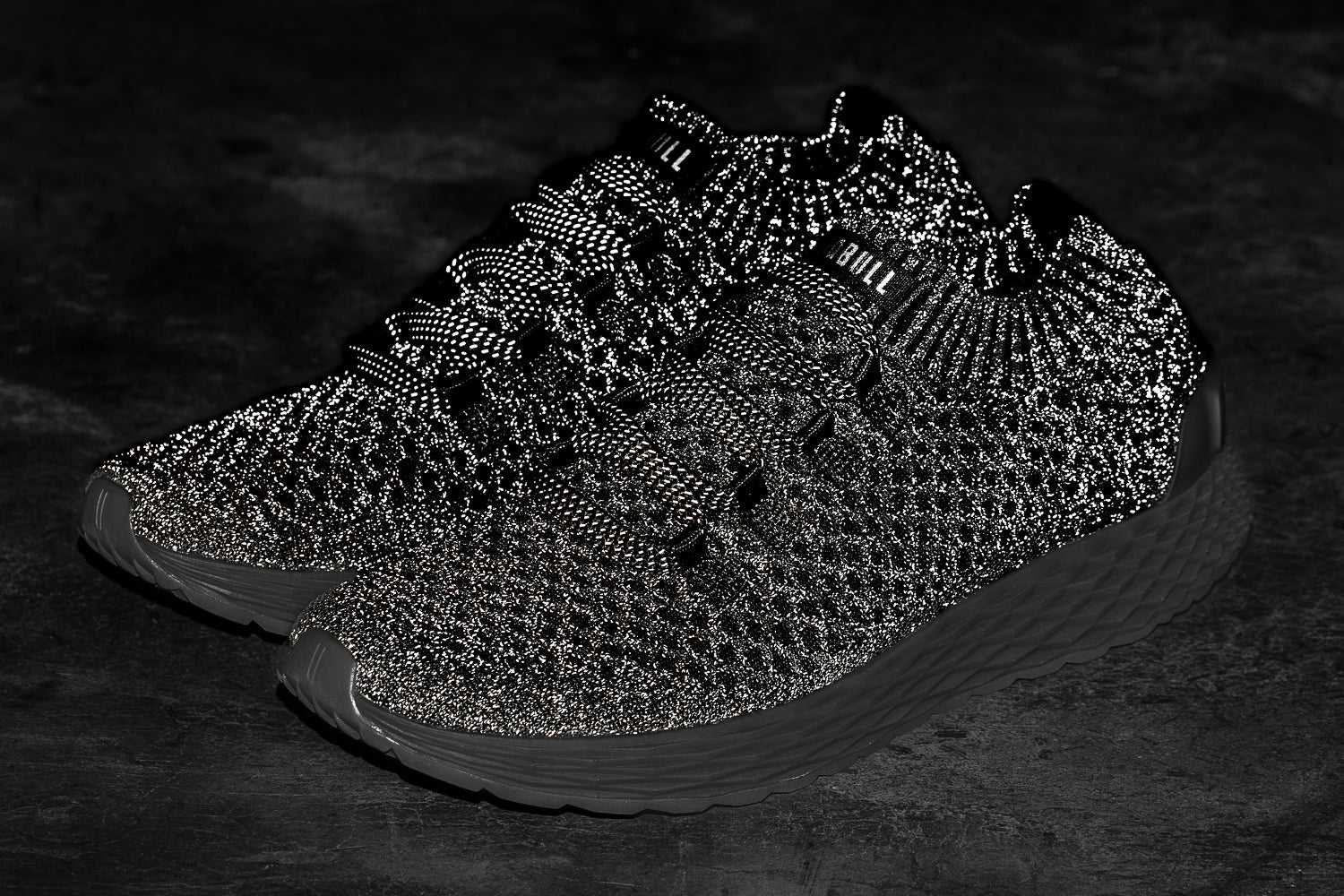 Nobull Knit Runner Knit Dark Grey Reflective | 1467-KRQOV