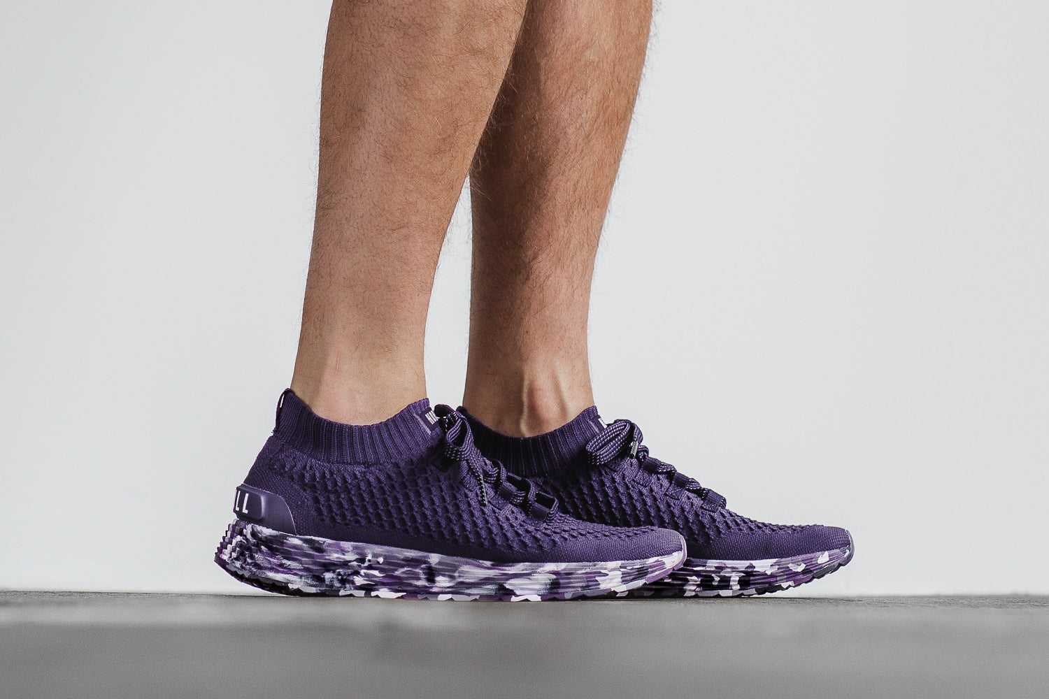 Nobull Knit Runner Knit Dark Purple Wild Wisteria | 8531-VGKCU