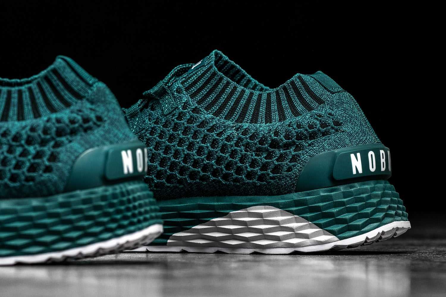 Nobull Knit Runner Knit Deep Teal | 0945-CJKEW