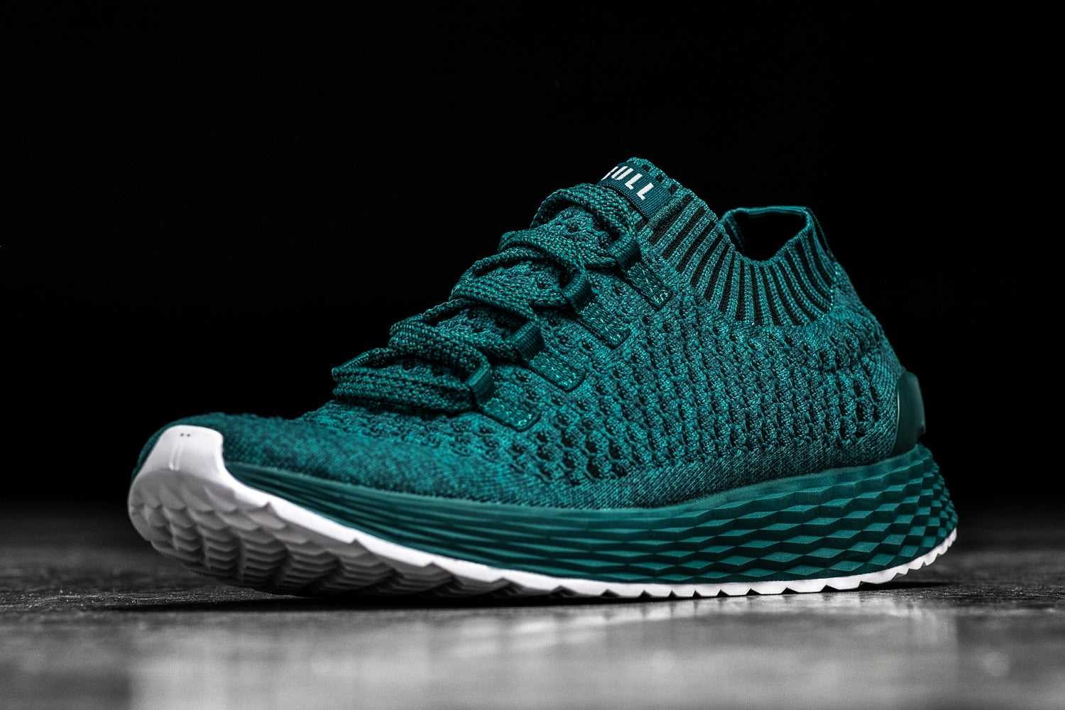 Nobull Knit Runner Knit Deep Teal | 0945-CJKEW