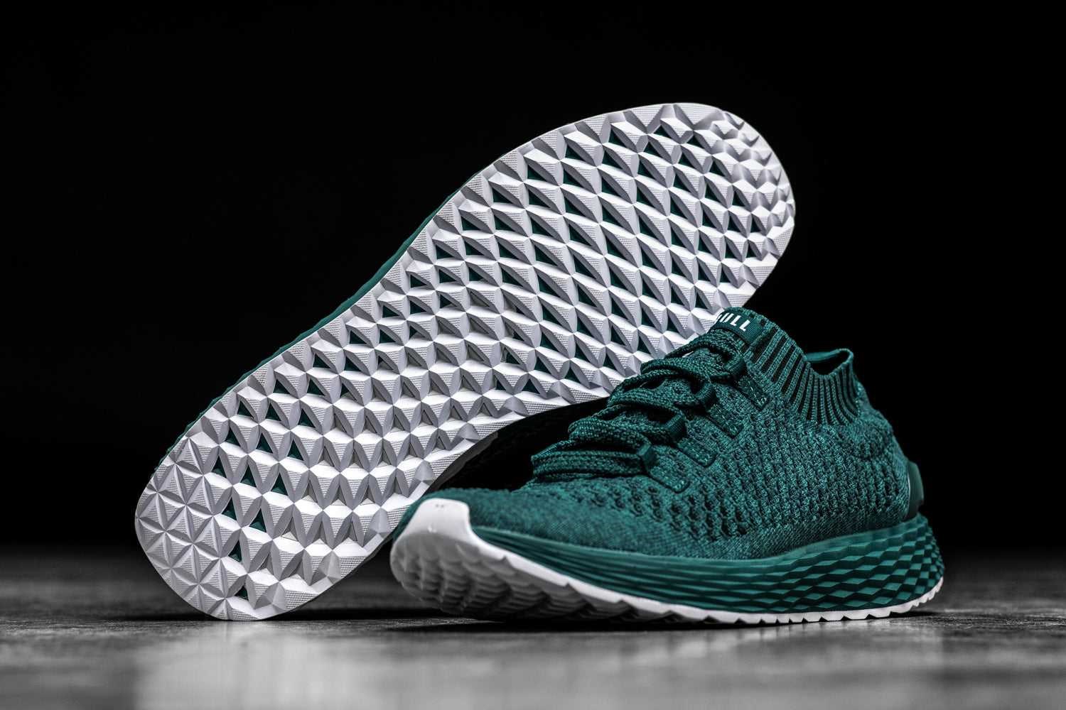 Nobull Knit Runner Knit Deep Teal | 0945-CJKEW