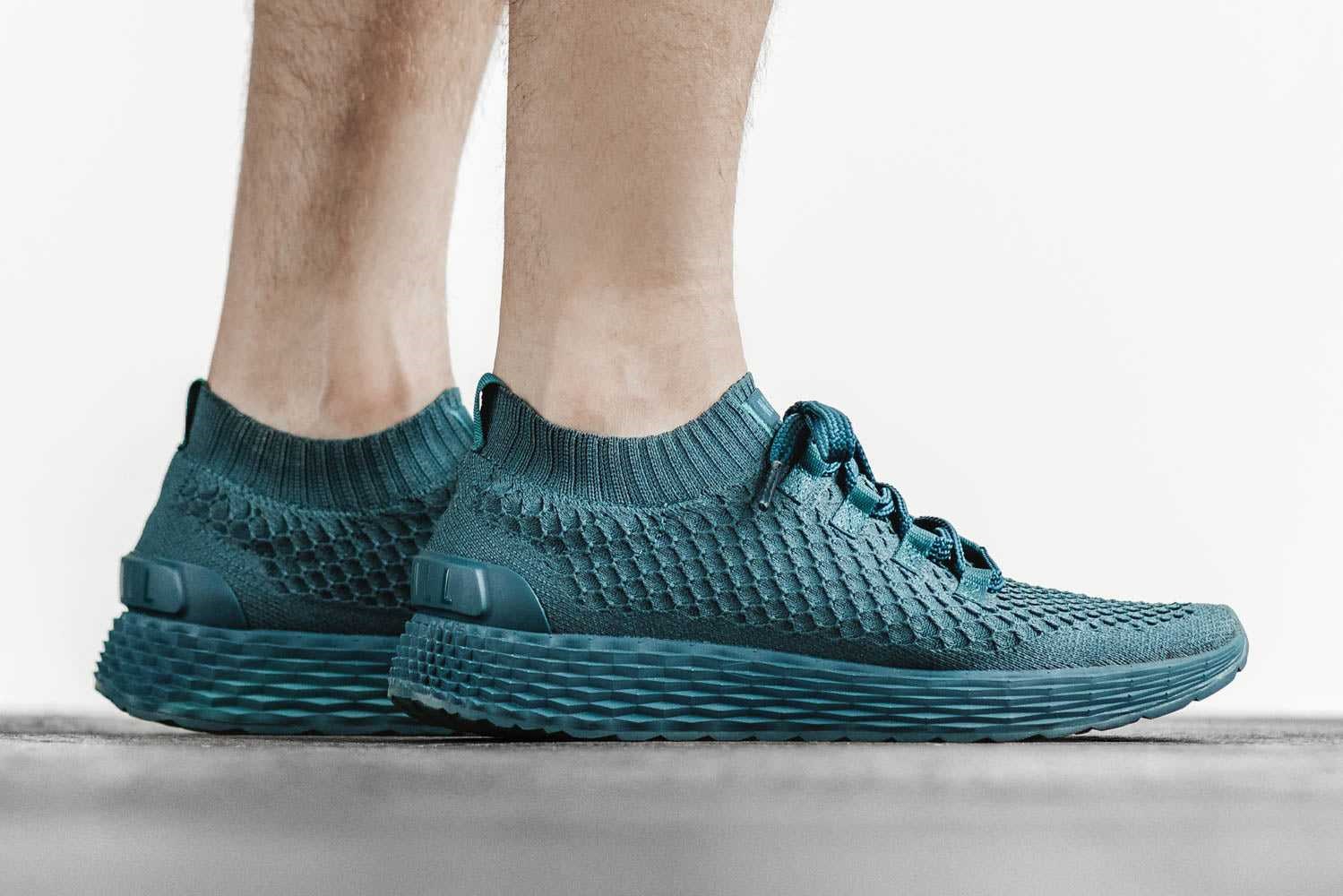 Nobull Knit Runner Knit Deep Teal Iridescent | 4791-AVNQD