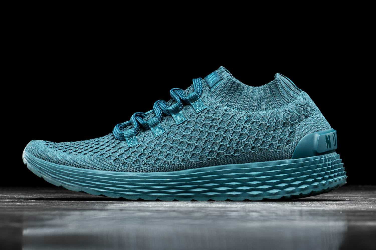 Nobull Knit Runner Knit Deep Teal Iridescent | 9682-TRWMH