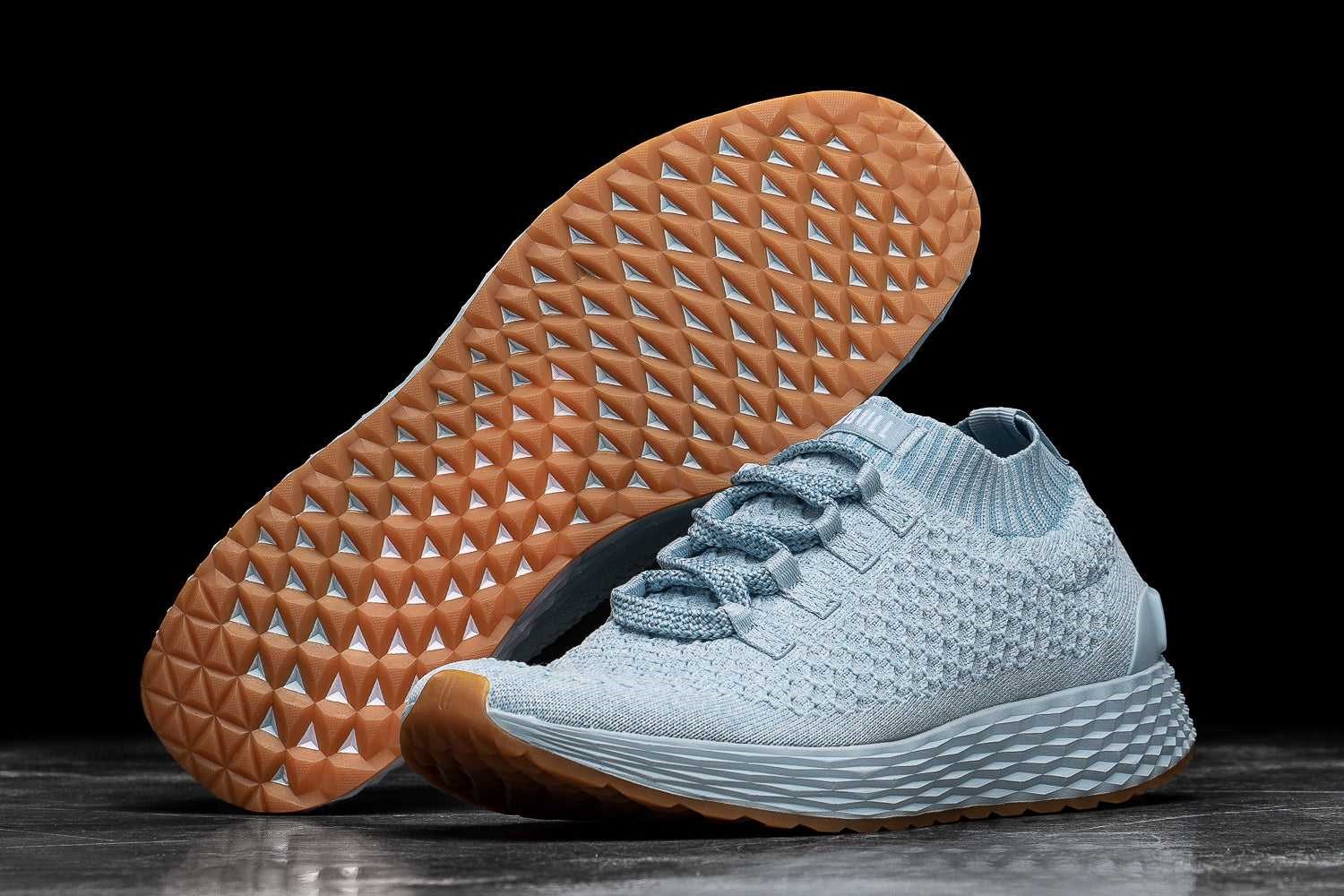 Nobull Knit Runner Knit Ice Blue | 4753-XFOIL