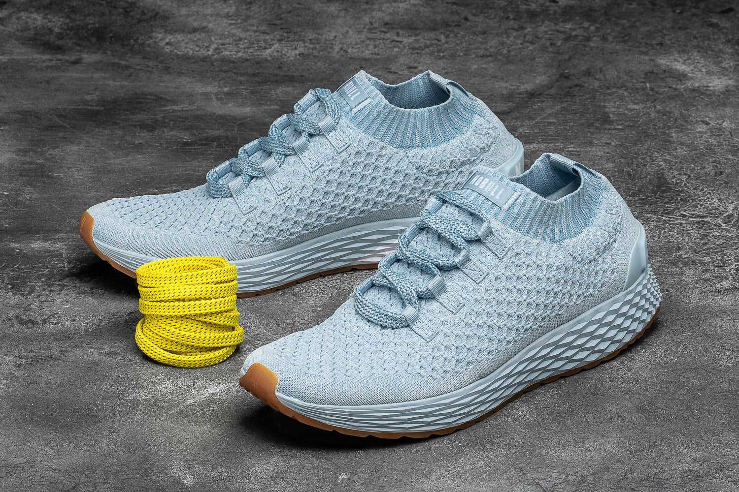 Nobull Knit Runner Knit Ice Blue | 4753-XFOIL