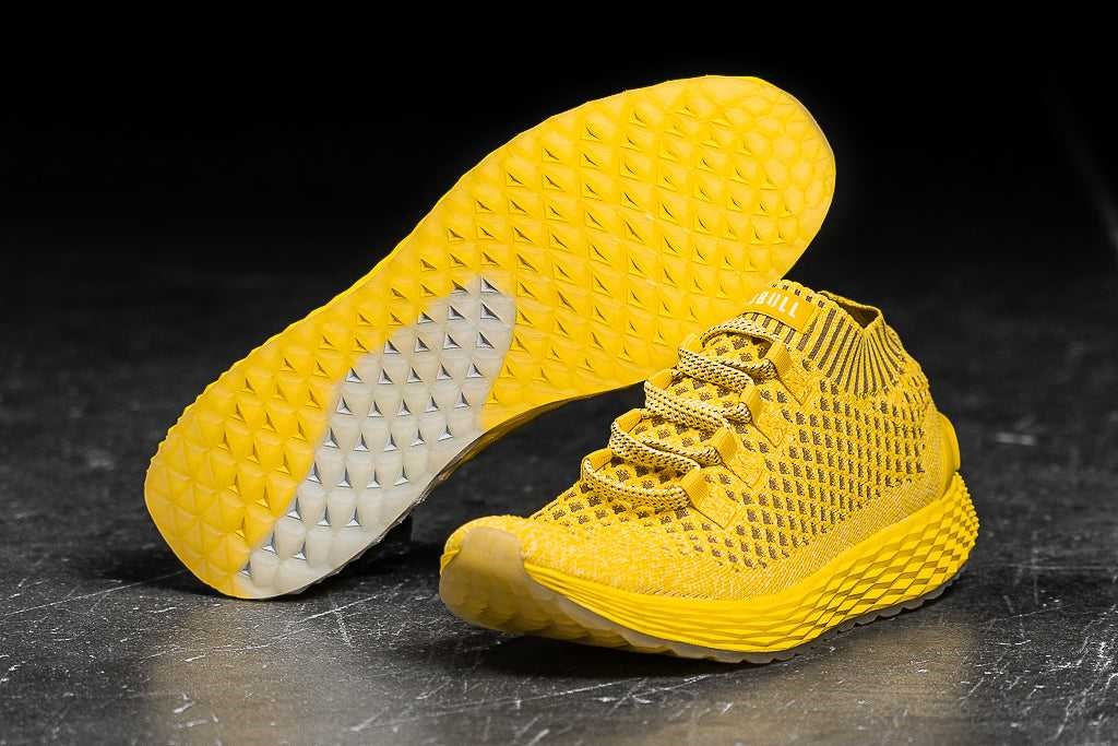 Nobull Knit Runner Knit Lemon Drop | 2970-YPFBA