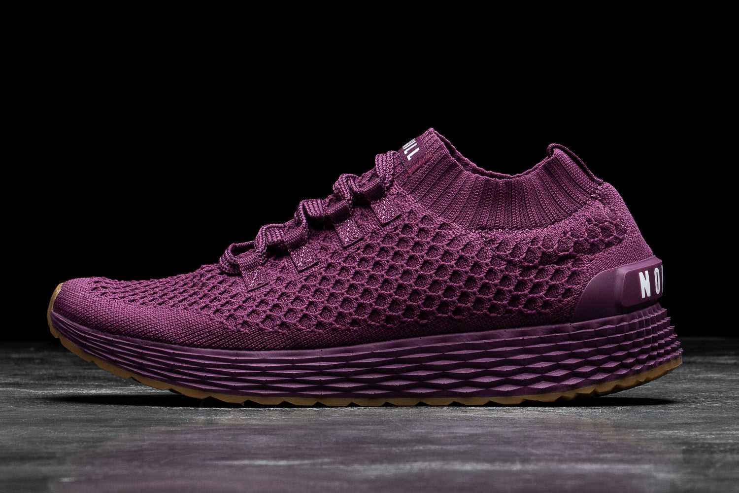 Nobull Knit Runner Knit Mulberry | 8940-XHVSG