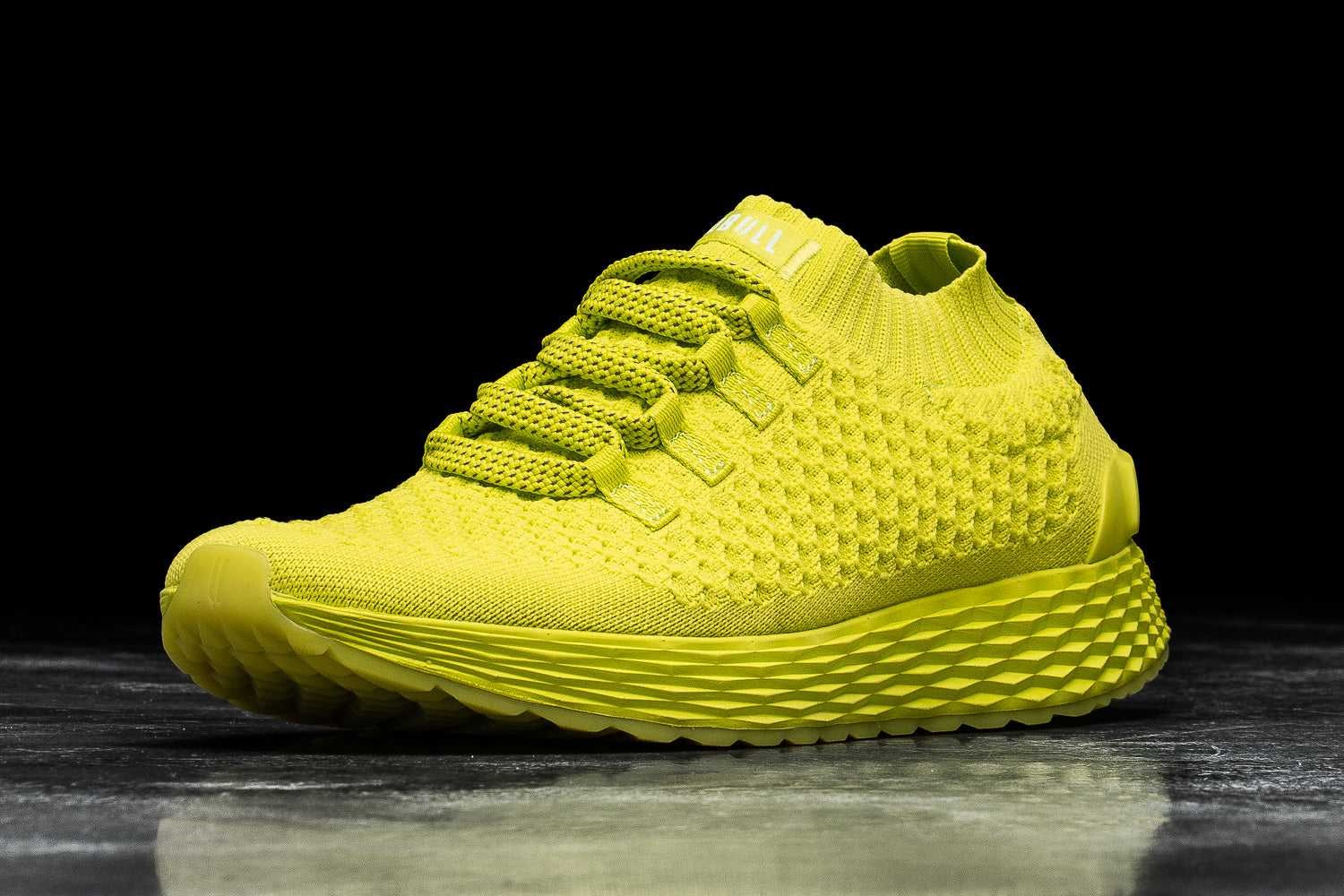 Nobull Knit Runner Knit Neon Lime | 2069-QTPBE