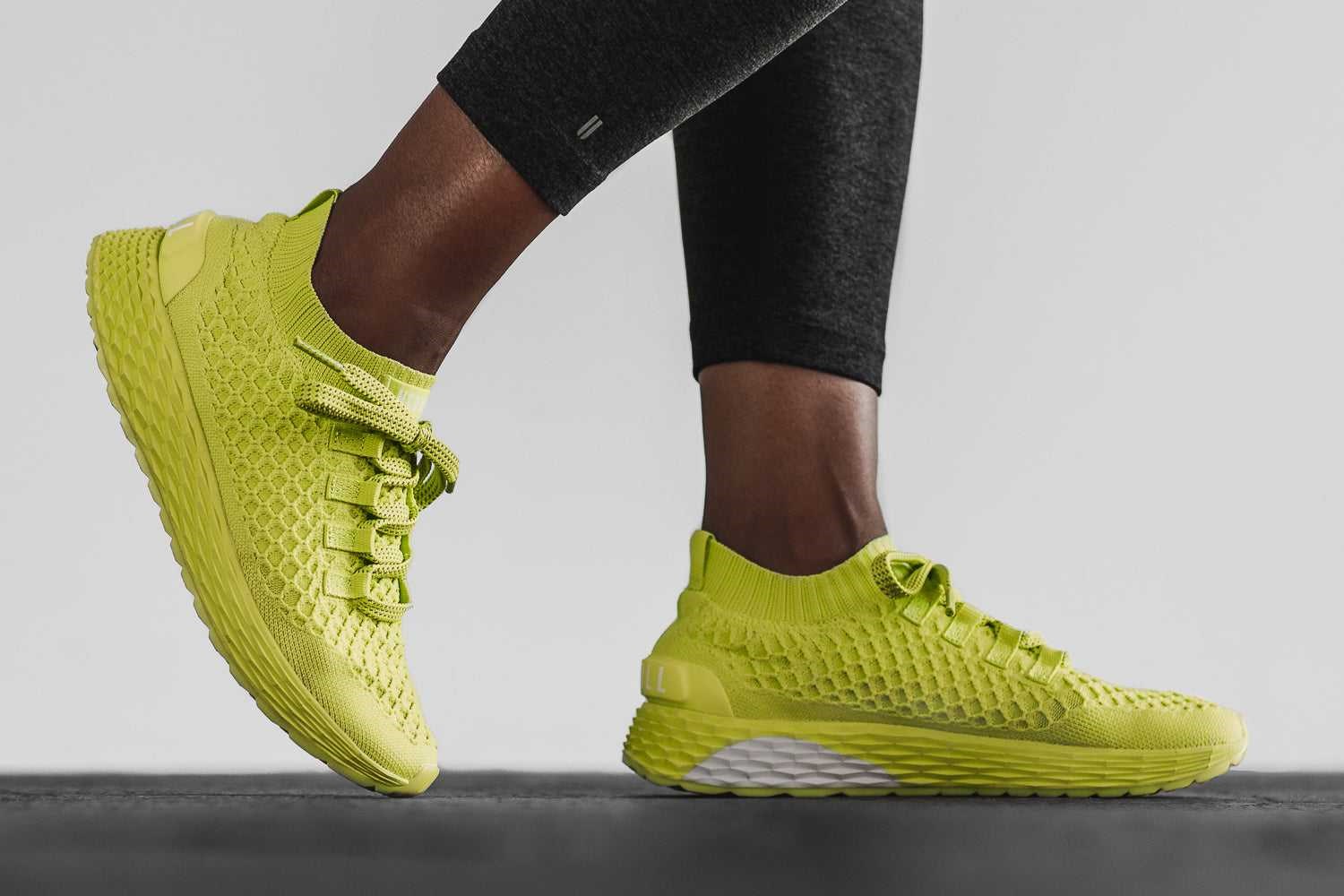 Nobull Knit Runner Knit Neon Lime | 2706-XAQIH