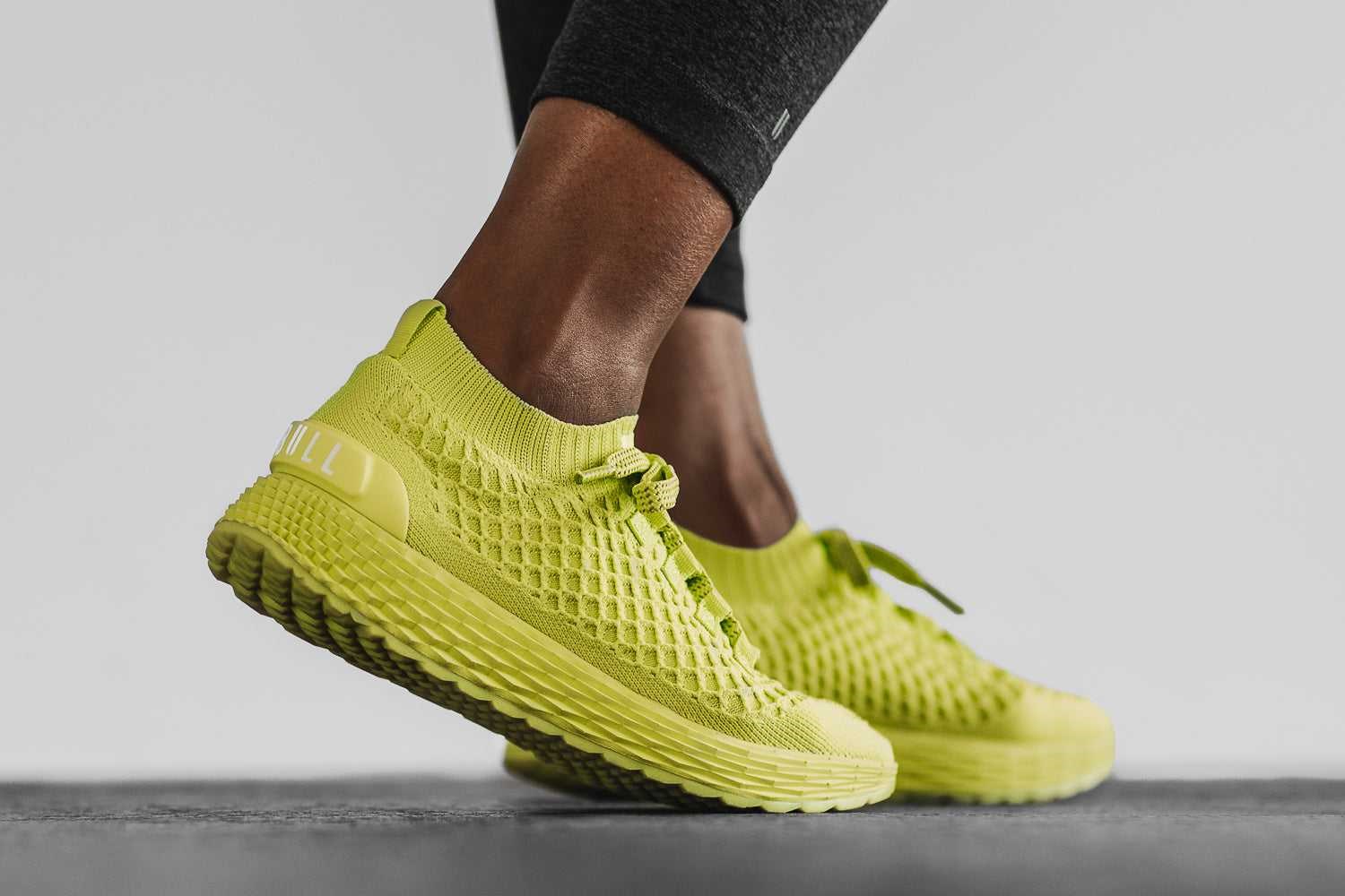 Nobull Knit Runner Knit Neon Lime | 2706-XAQIH