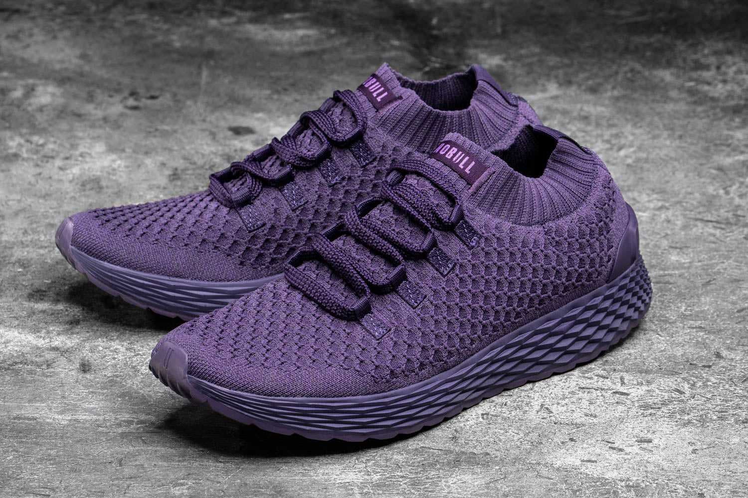 Nobull Knit Runner Knit Plum Iridescent | 7249-XHGZN