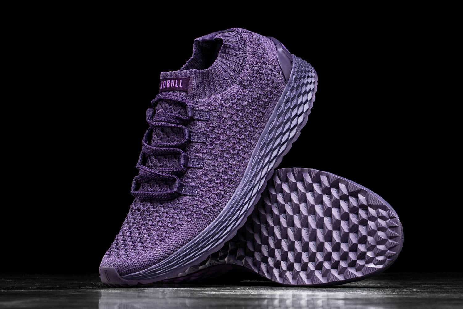 Nobull Knit Runner Knit Plum Iridescent | 7249-XHGZN