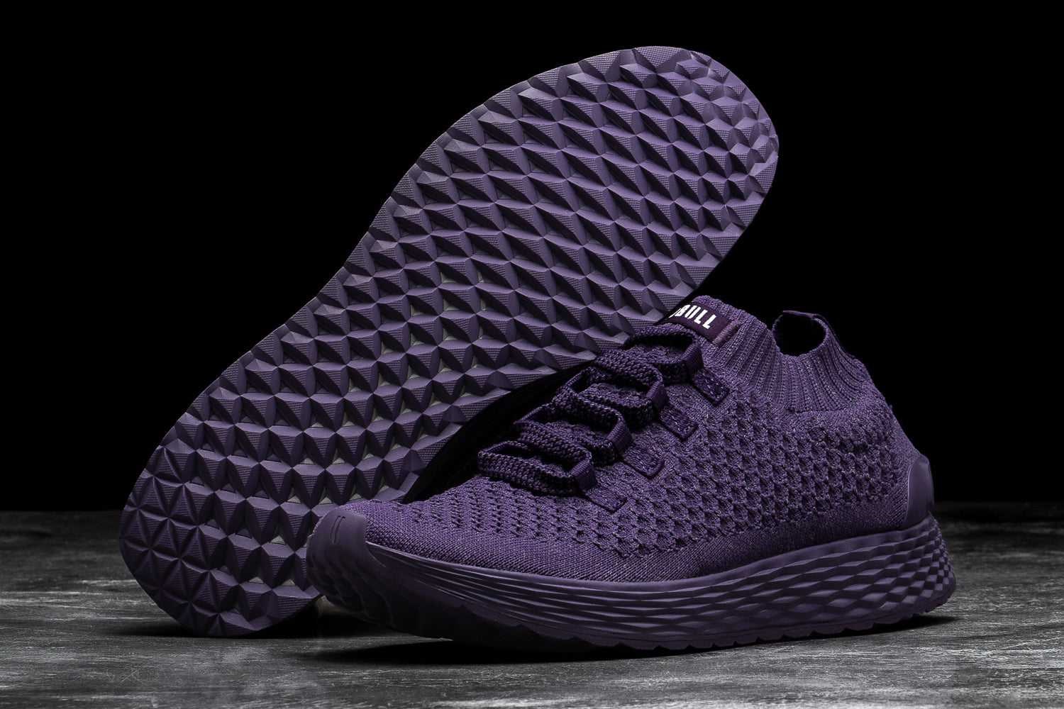 Nobull Knit Runner Knit Plum Reflective | 6231-QWORV