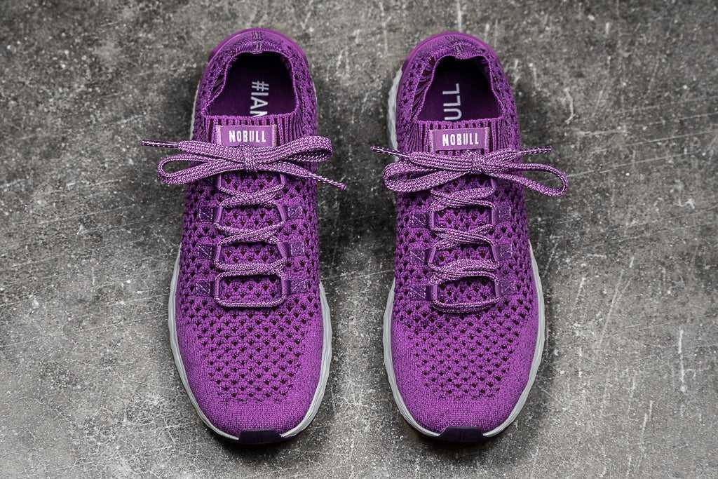 Nobull Knit Runner Knit Purple | 2503-BHYPZ