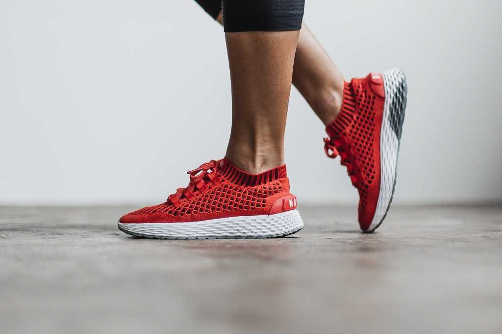 Nobull Knit Runner Knit Red | 3409-TESPI