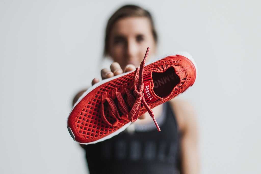 Nobull Knit Runner Knit Red | 3409-TESPI