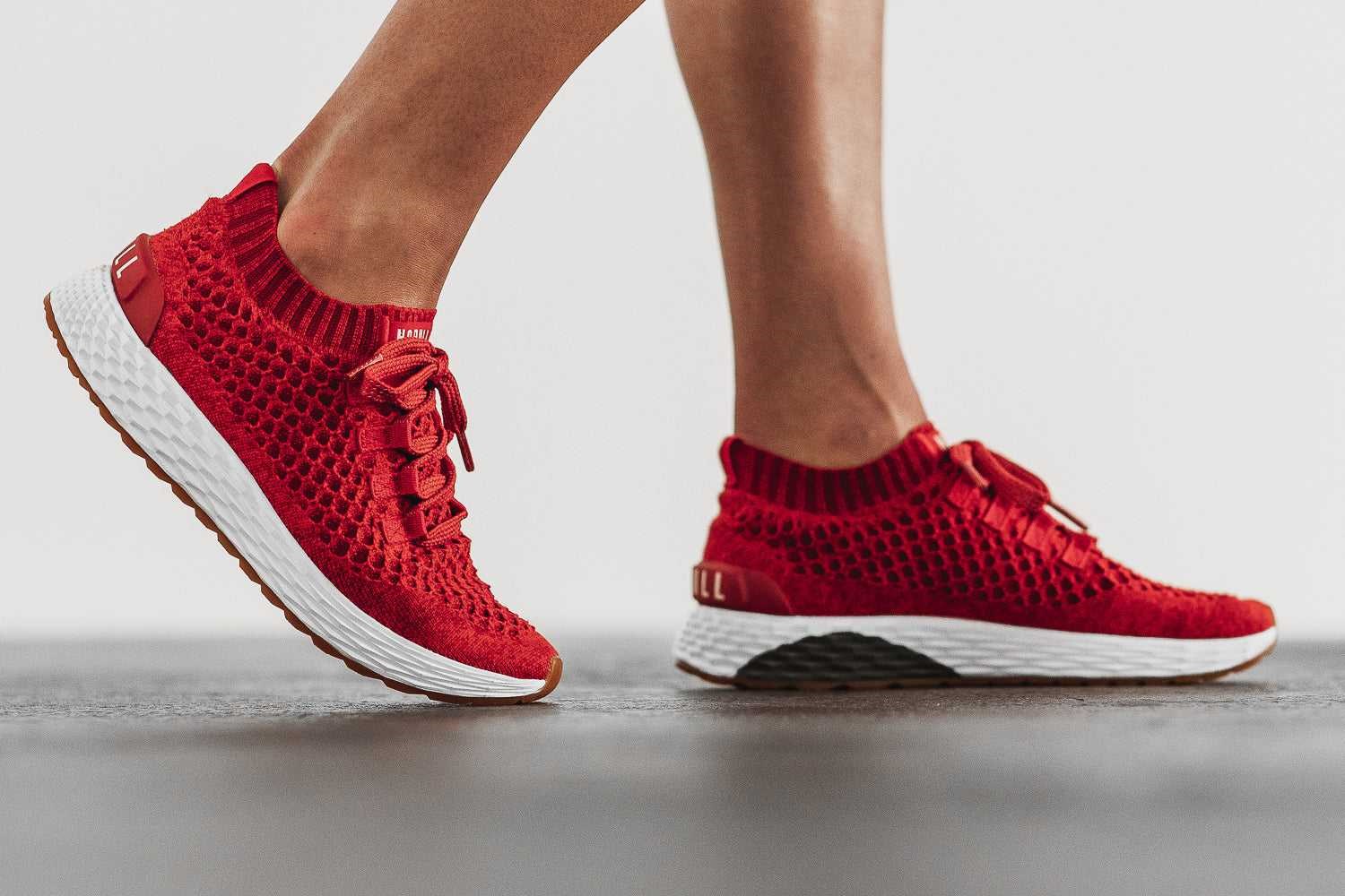 Nobull Knit Runner Knit Red Alert | 3094-RLAKE