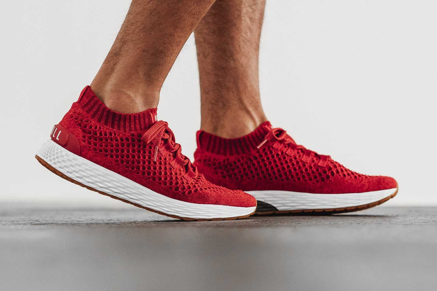 Nobull Knit Runner Knit Red Alert | 5103-OJLCI