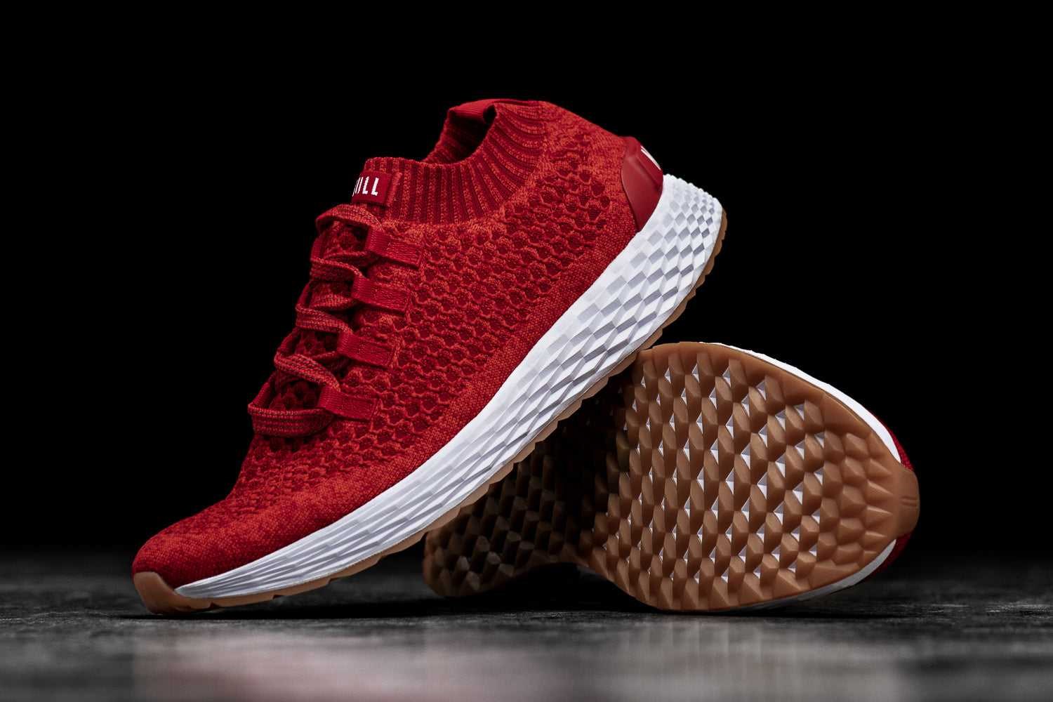 Nobull Knit Runner Knit Red Alert | 5103-OJLCI