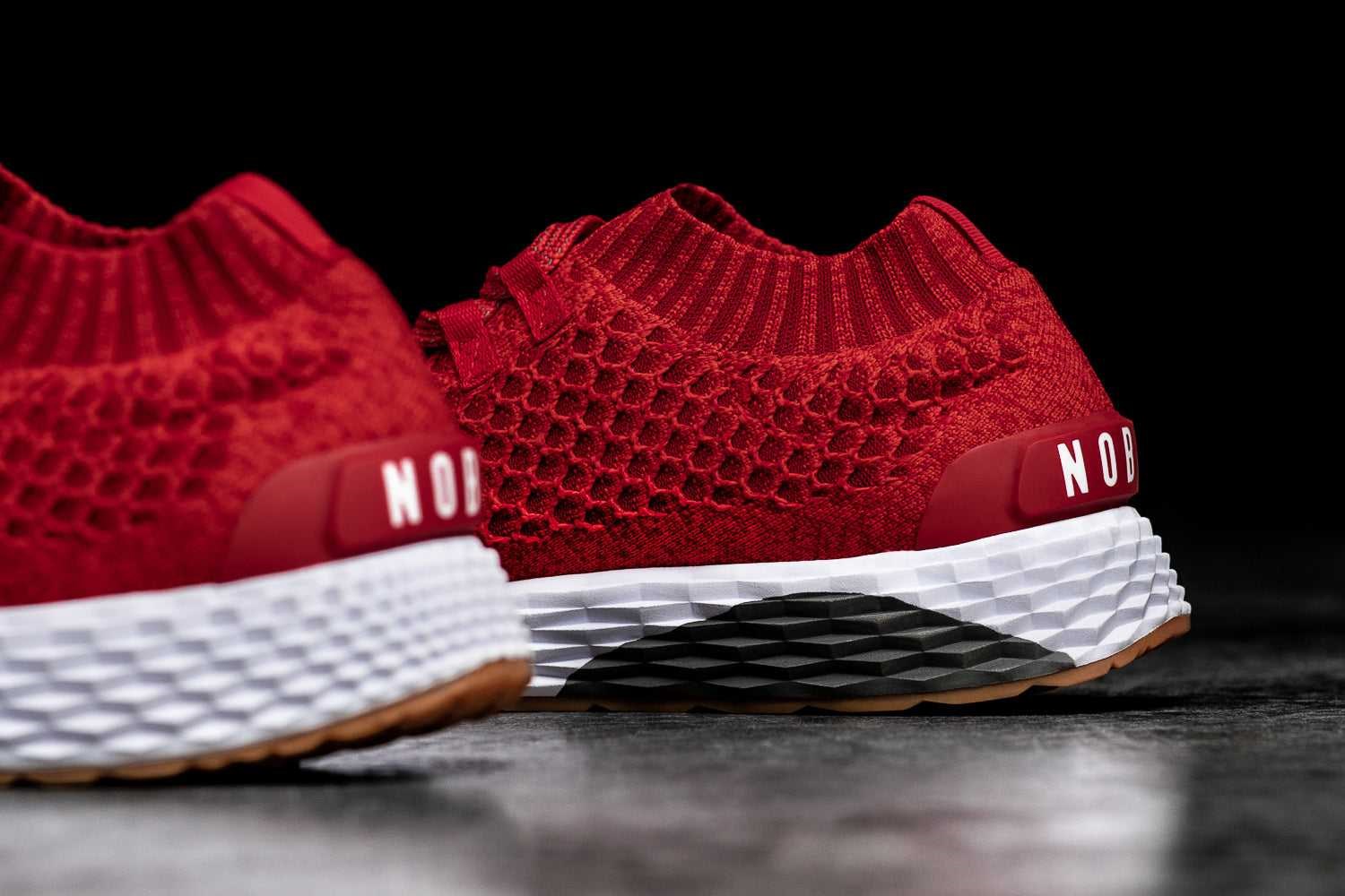 Nobull Knit Runner Knit Red Alert | 5103-OJLCI