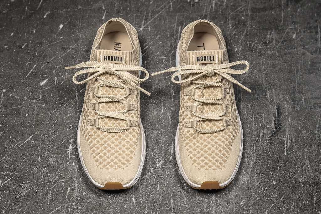 Nobull Knit Runner Knit Sand | 2485-KHNBD