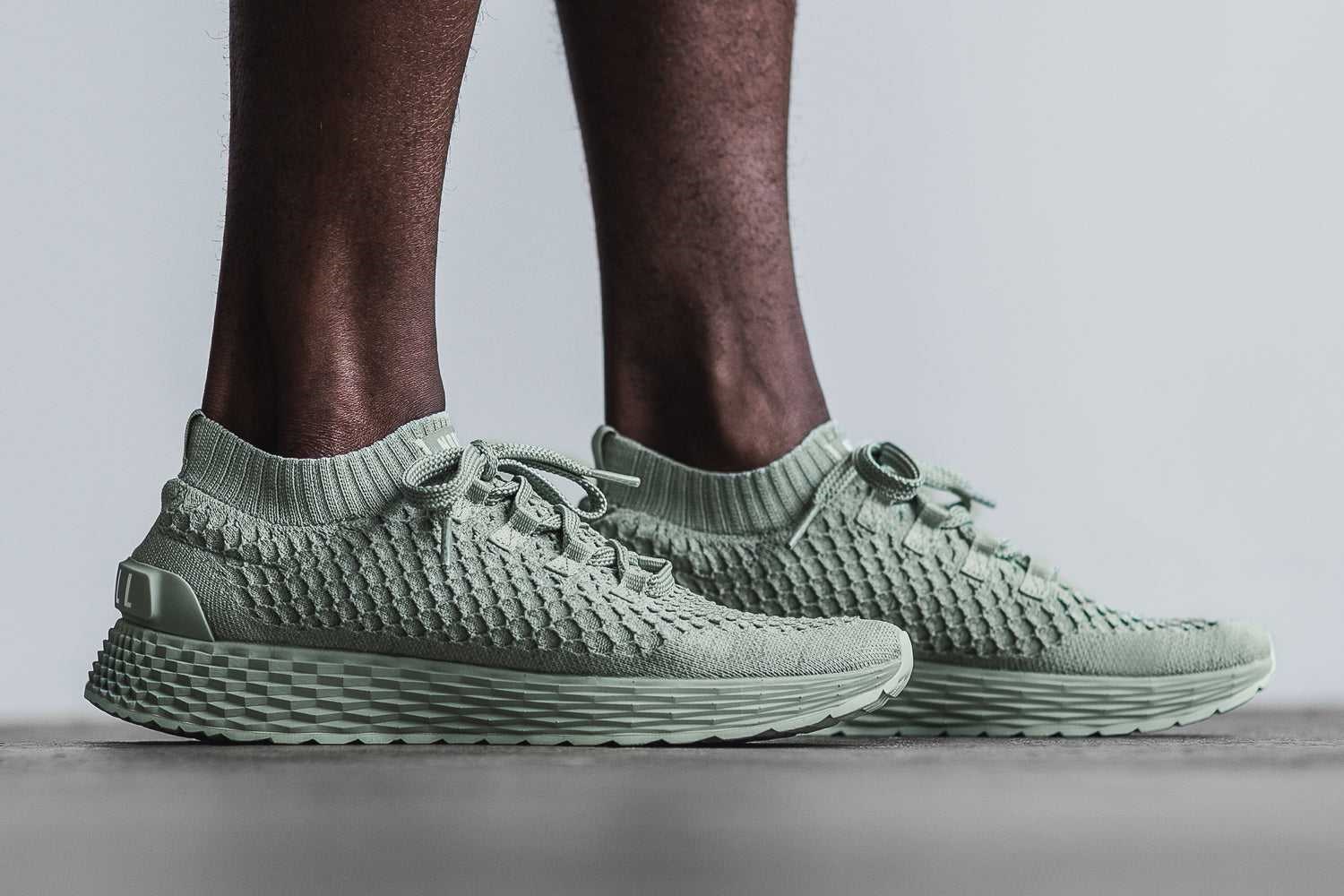 Nobull Knit Runner Knit Seafoam Reflective | 2583-BEJKN