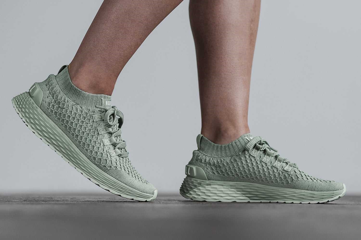 Nobull Knit Runner Knit Seafoam Reflective | 4710-QPARZ