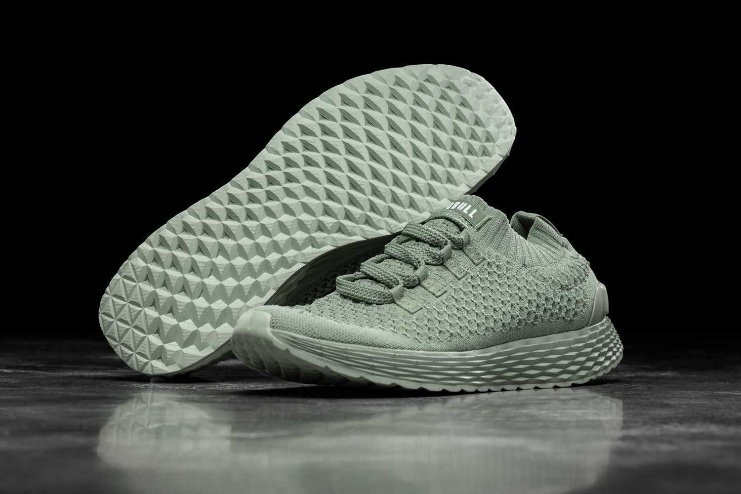 Nobull Knit Runner Knit Seafoam Reflective | 4710-QPARZ