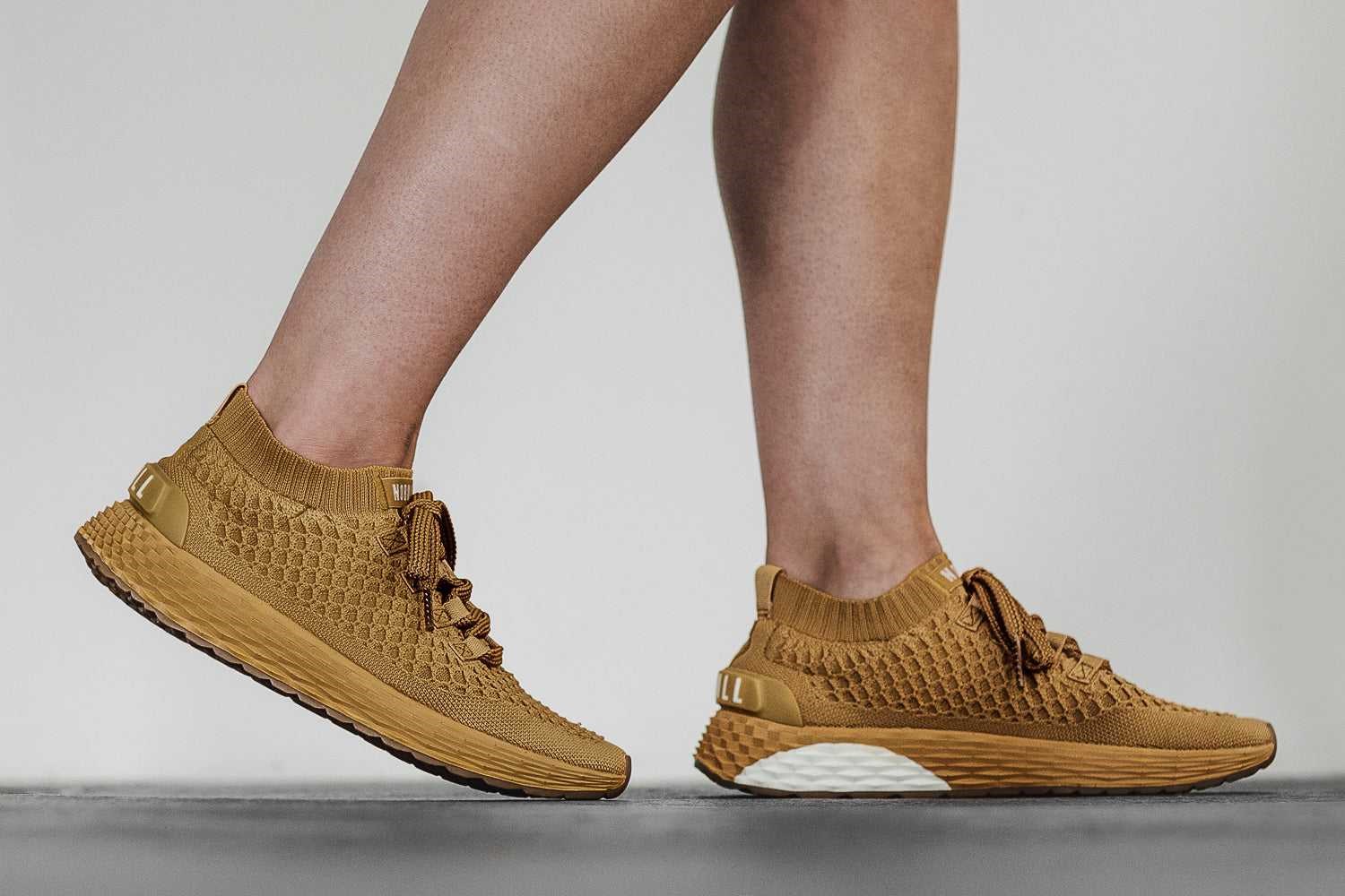 Nobull Knit Runner Knit Wheat | 2083-TLVHP