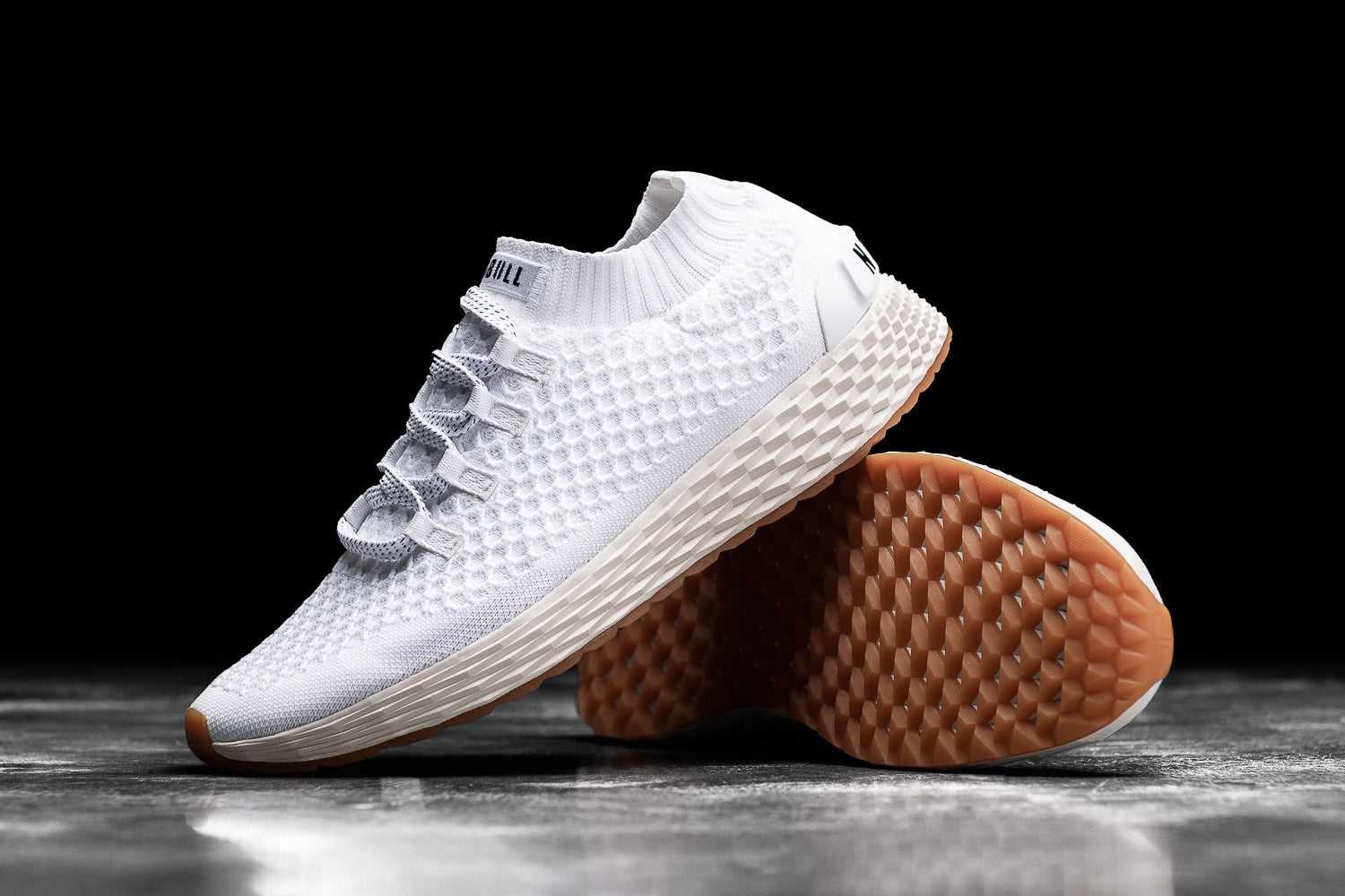 Nobull Knit Runner Knit White Ivory | 2579-RXKSG