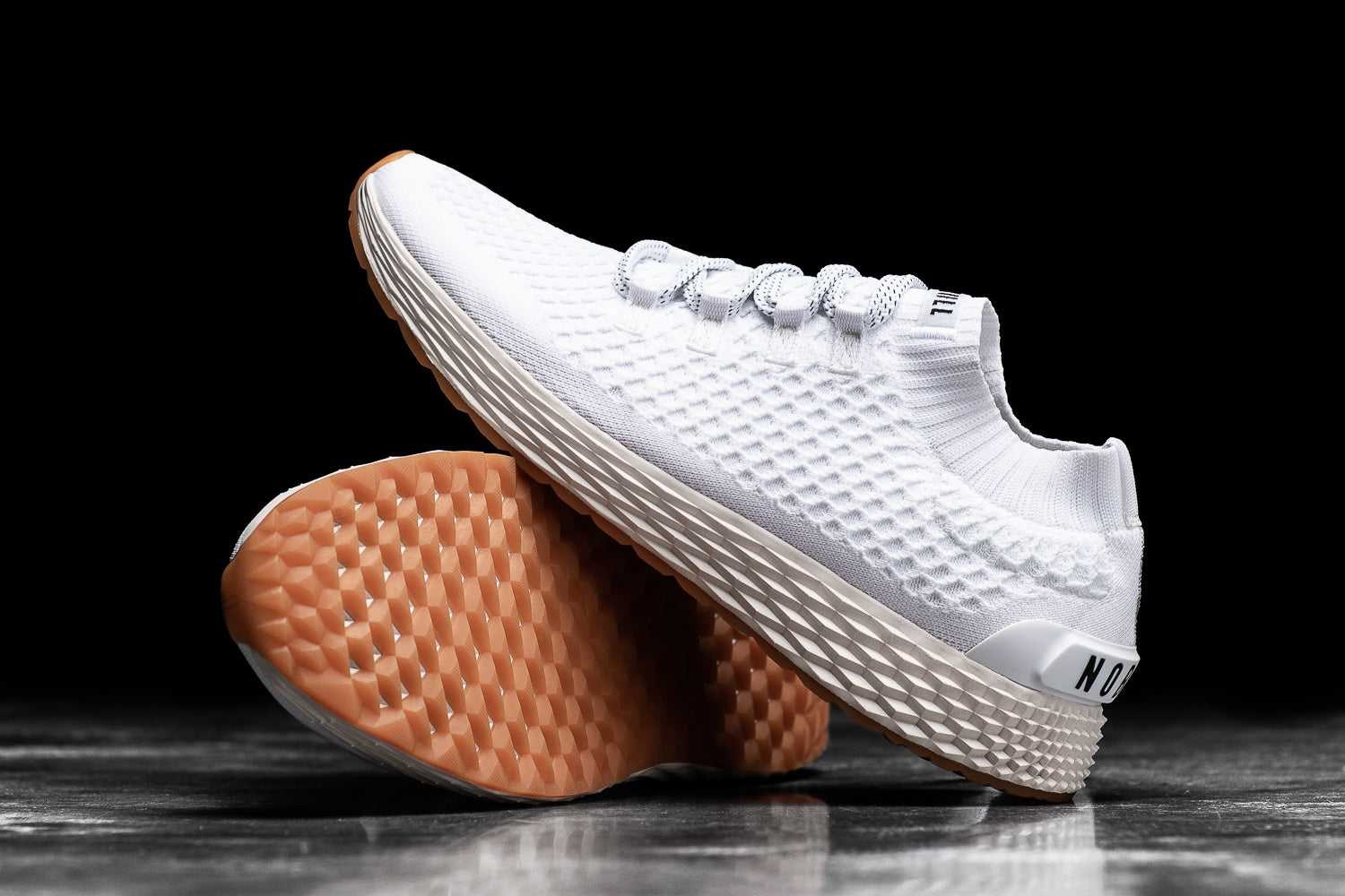 Nobull Knit Runner Knit White Ivory | 2579-RXKSG