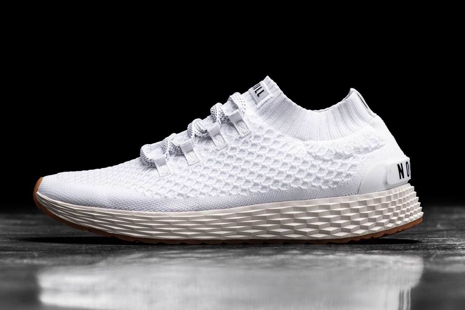 Nobull Knit Runner Knit White Ivory | 9341-YFXGI