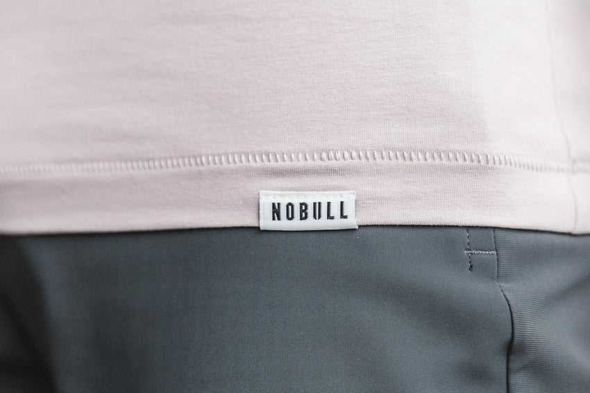 Nobull Lightweight Henley Tee Tanks & Tees Dusty Rose | 0394-QJMAC