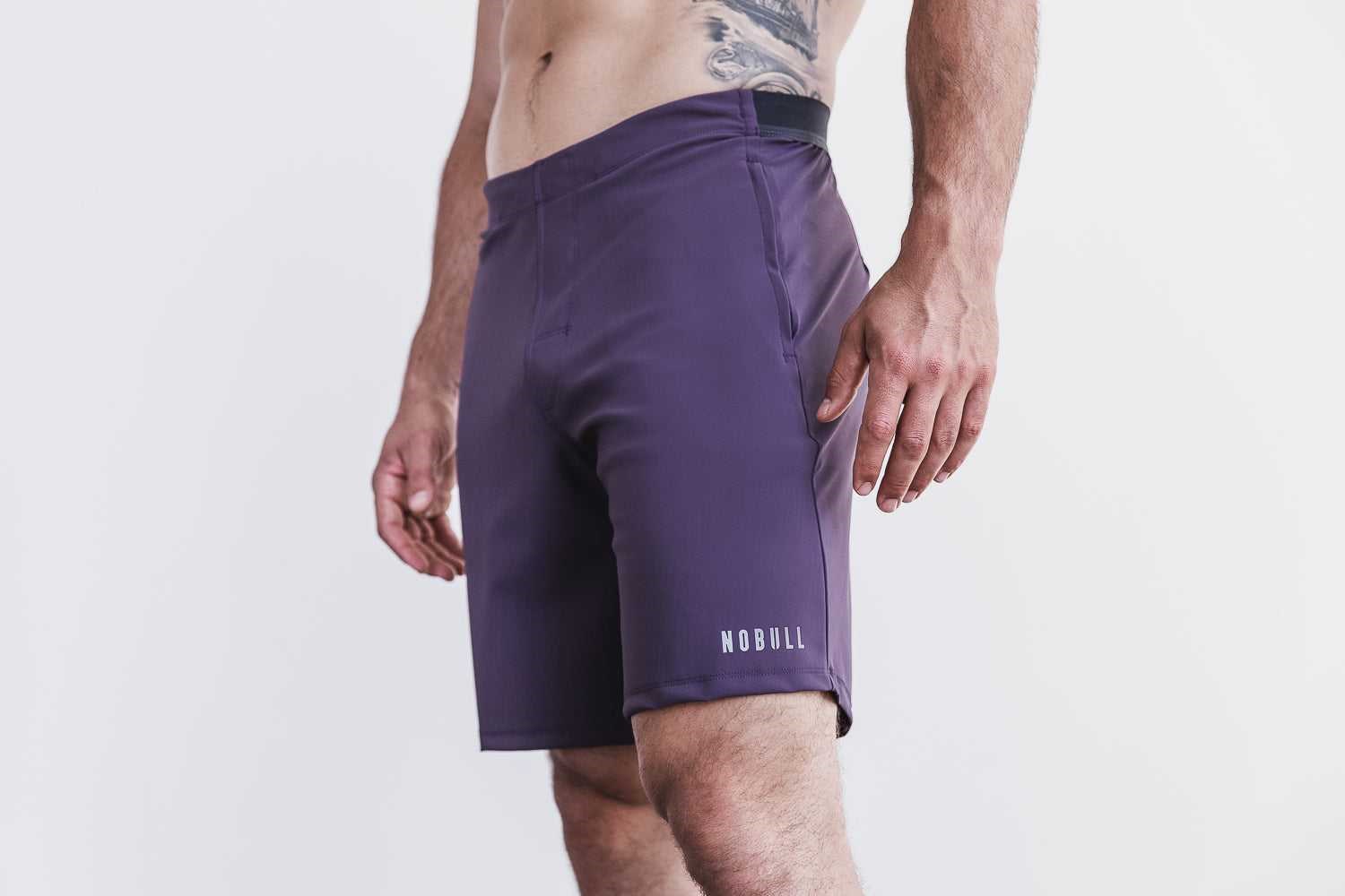 Nobull Lightweight Short 9 inches Bottoms Dark Purple | 0428-ZSVTD