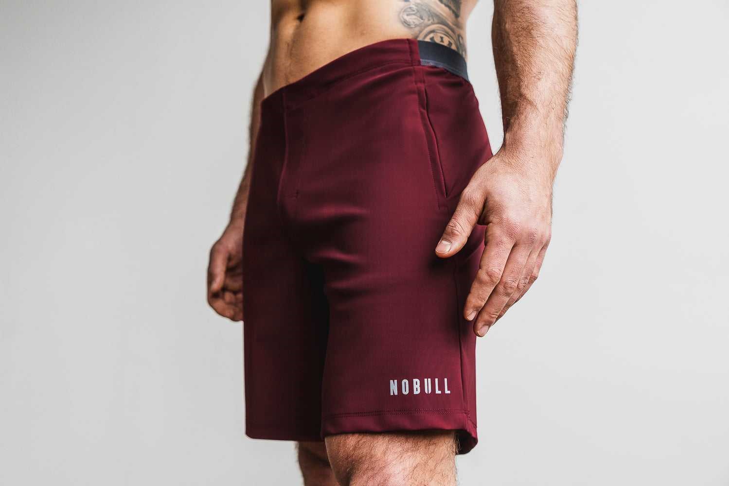 Nobull Lightweight Short 9 inches Bottoms Cabernet | 3960-JPMVU