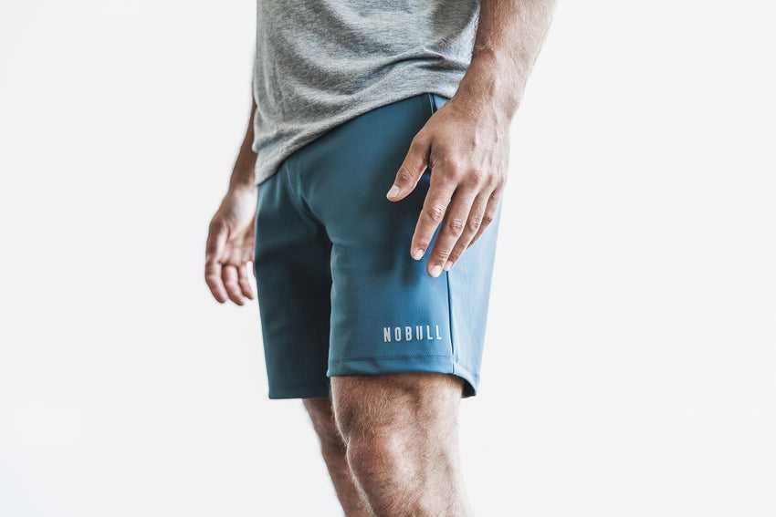 Nobull Lightweight Short 9 inches Bottoms Deep Teal | 6213-TFEID